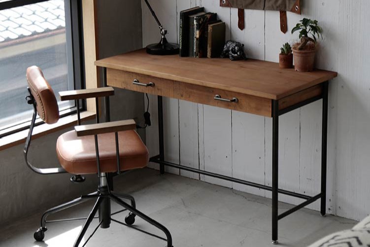 デスク ラン パイン古材1100｜インテリア・家具｜デスク｜オシャレ建材