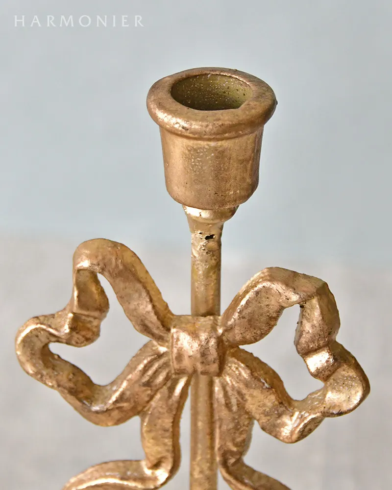 アイアンリボンキャンドルホルダー2コセット｜輸入雑貨の通販 | 輸入