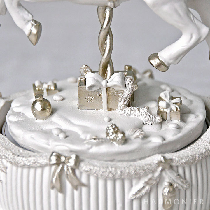 カルーセルユニコーンオルゴール｜クリスマス雑貨の通販 ハルモニア