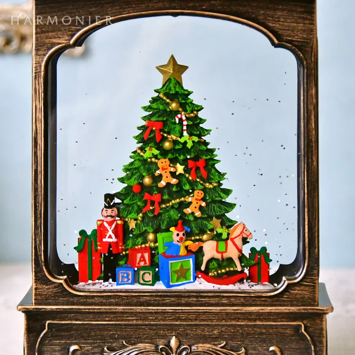 リキッドLEDランタン/ワイドツリー※電池/USB仕様｜クリスマス雑貨の