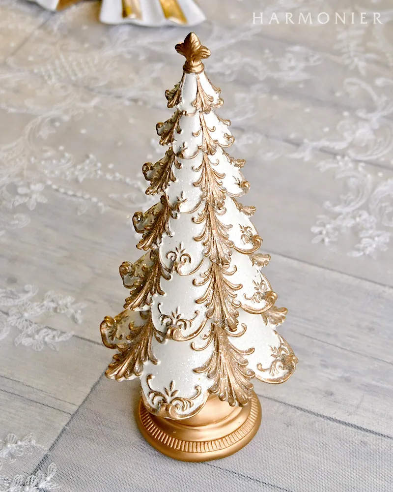 ヴィンテージホワイトツリーオブジェ30cm｜クリスマス雑貨の通販