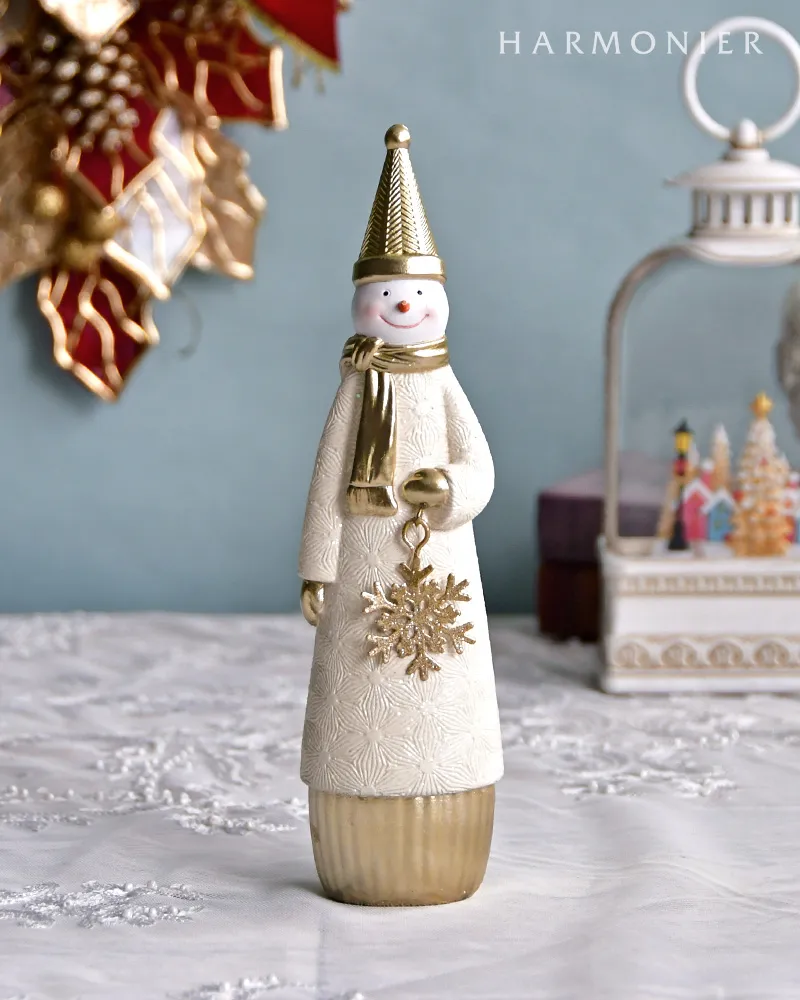 ウインターホワイトスノーマンオブジェ｜クリスマス雑貨の通販