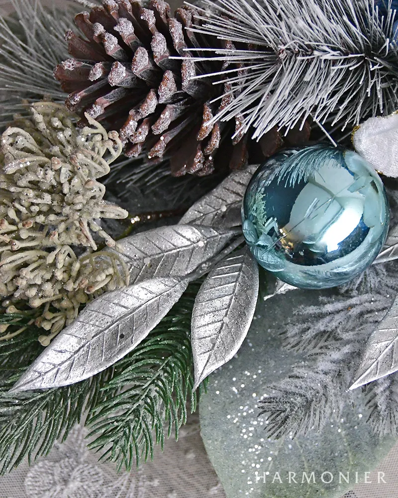 ウインターブルークリスマススワッグ｜クリスマス雑貨の通販