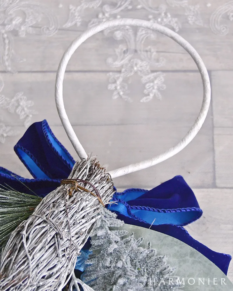 ウインターブルークリスマススワッグ｜クリスマス雑貨の通販