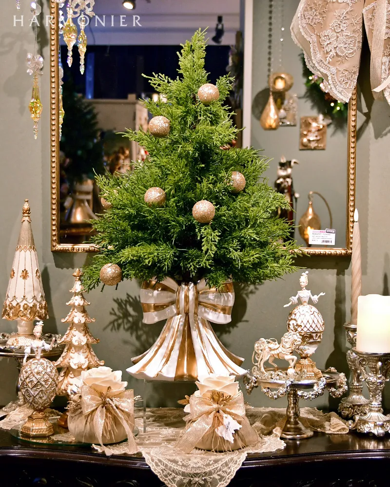 ホワイトロッキングホースオーナメント｜クリスマス雑貨の通販