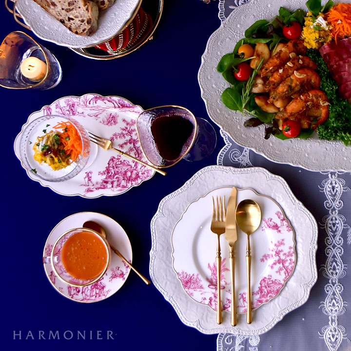 トワルドジュイボルドーオーバルプレート｜輸入食器・雑貨の通販