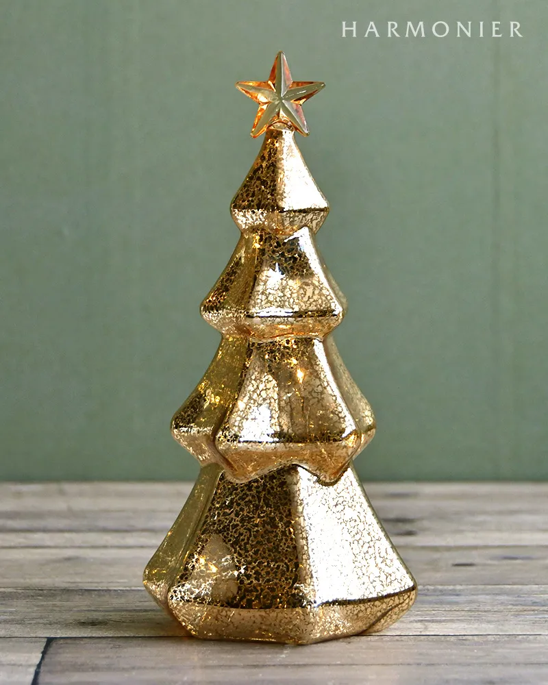 ヘキサゴンアンティークツリーM 26cm｜クリスマス雑貨の通販