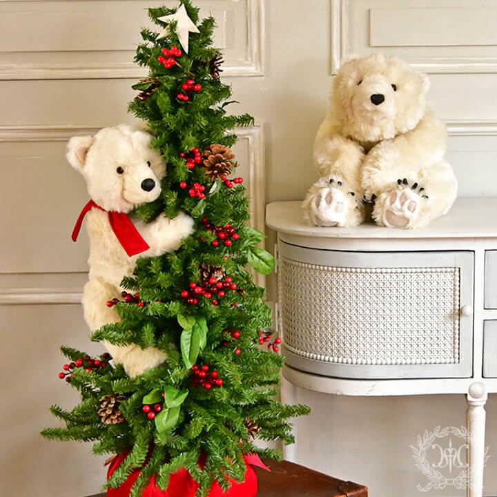 DITZクライミングツリーベア/ポーラーベア100cm｜クリスマス雑貨の通販