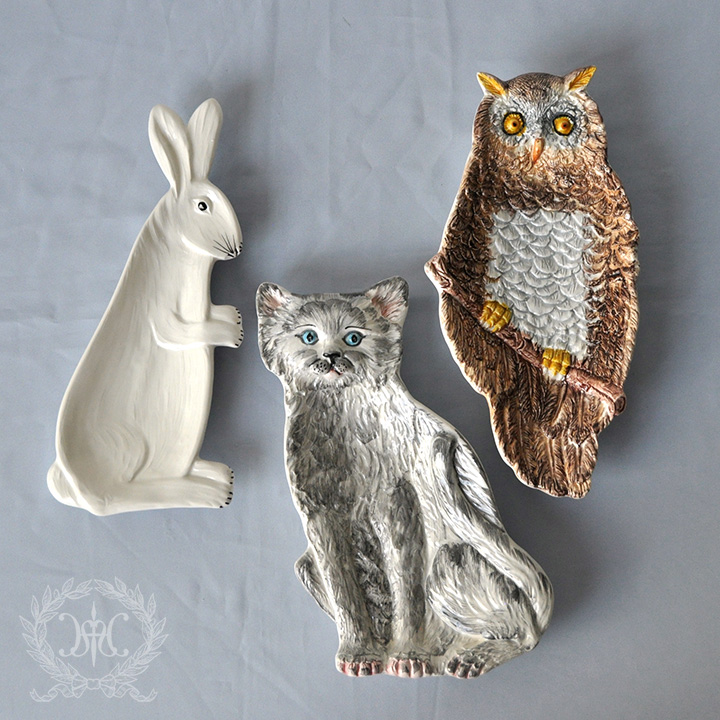 フクロウプレート/イタリア製｜輸入食器・雑貨の通販 | 輸入雑貨の通販