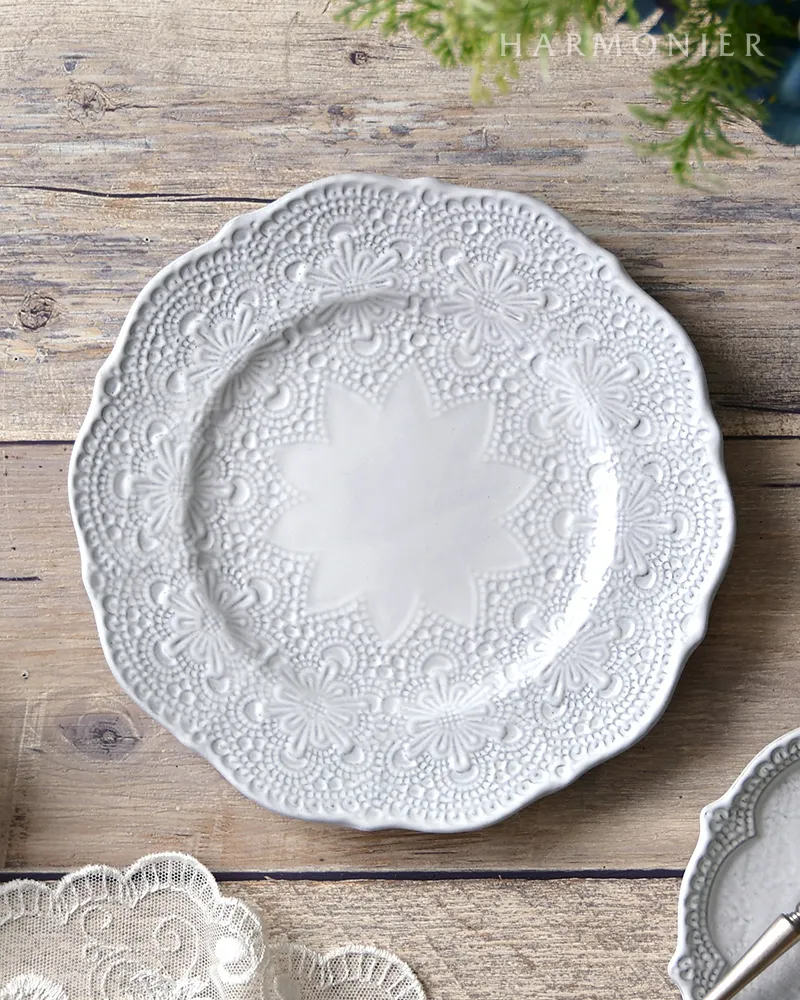 メルレットホワイトプレート16cm/イタリア製｜輸入食器・雑貨の通販