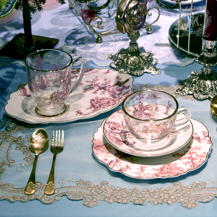 ギフトSET/トワルドジュイ/ボルドー トリオセット｜輸入食器・雑貨の