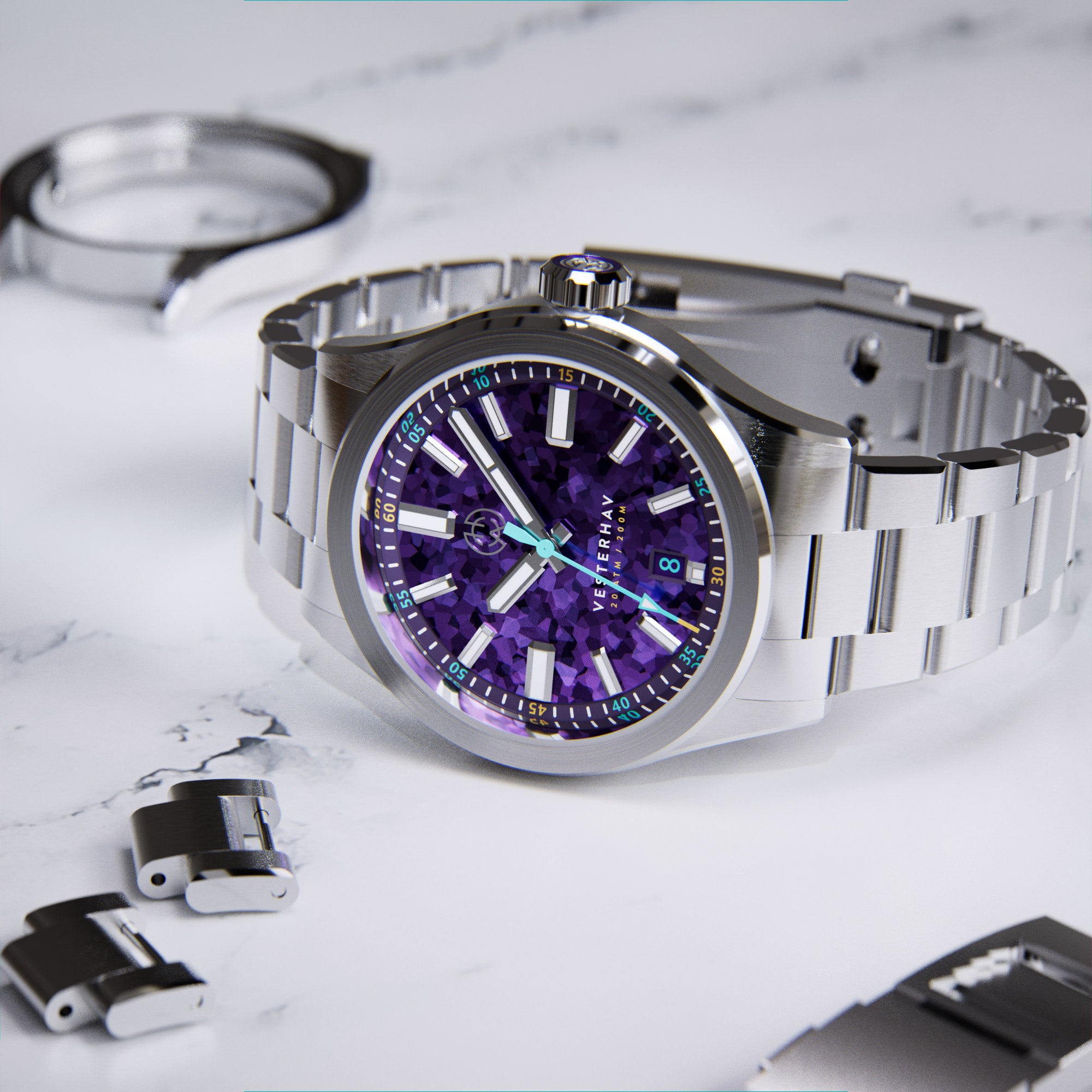 Vesterhav 38 - Titanium Purple – Henry Archer Denmark