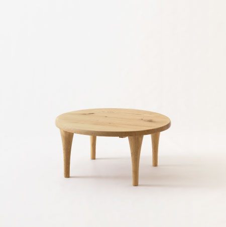 森のことば 半円形リビングテーブル | 飛騨産業株式会社【公式