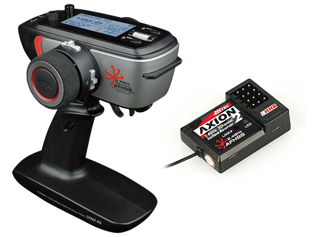 2.4GHz 4ch 送信機 LYNX 4S PLUS AXION 2 セット | Hitec Multiplex