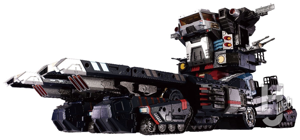 シリーズ最大級！ 2脚で立ち上がるロボットベース「陸上機動戦艦