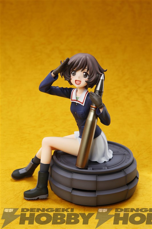 ガルパン』の秋山優花里が、1/8スケールのフィギュアになって