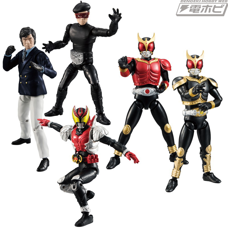 食玩「SHODO仮面ライダーVS9」本郷猛がシリーズ初参戦！クウガやキバも