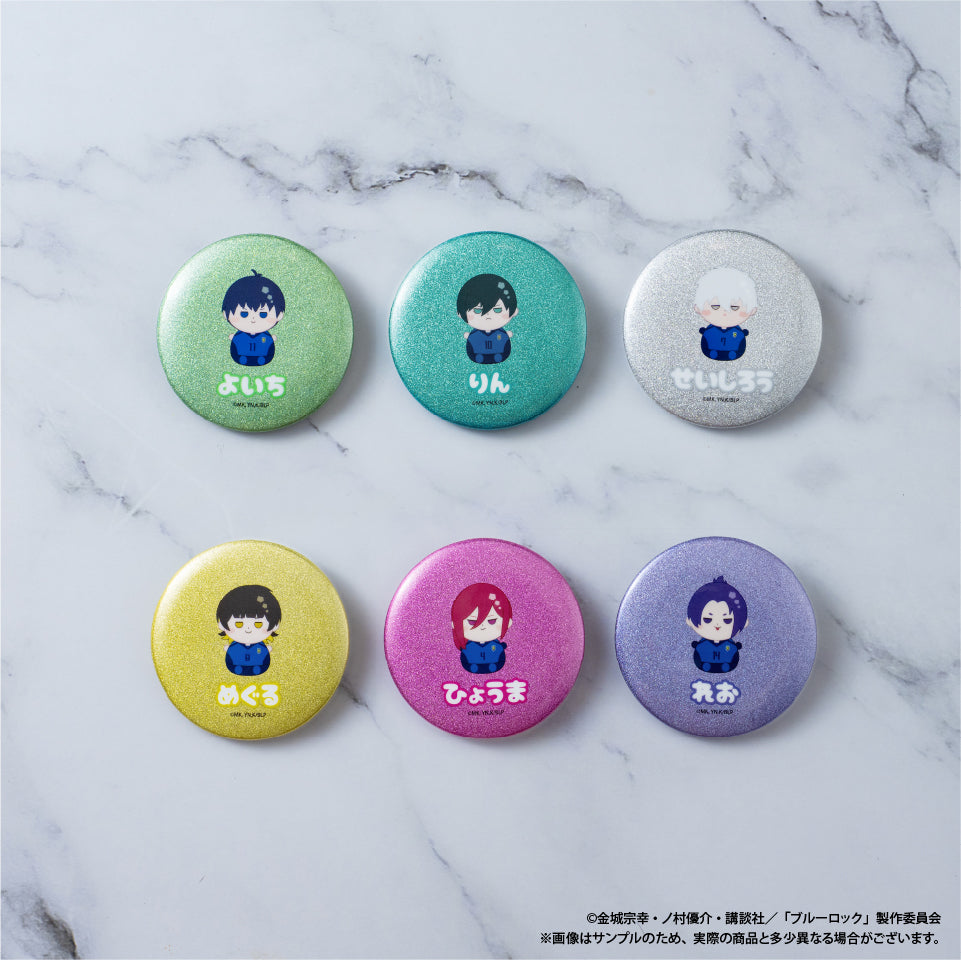 ブルーロック トレーディングもにゅも缶バッジ 第1弾 1パック入り