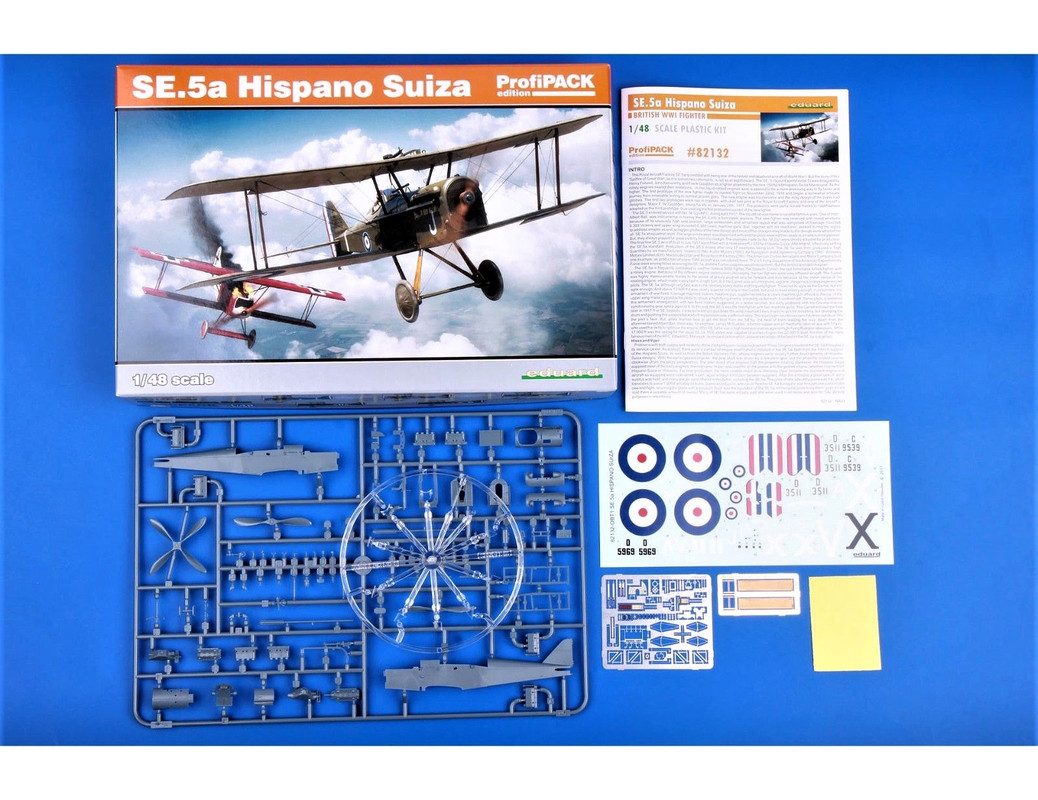 Eduard 1/48th scale SE5a Hispano Suiza