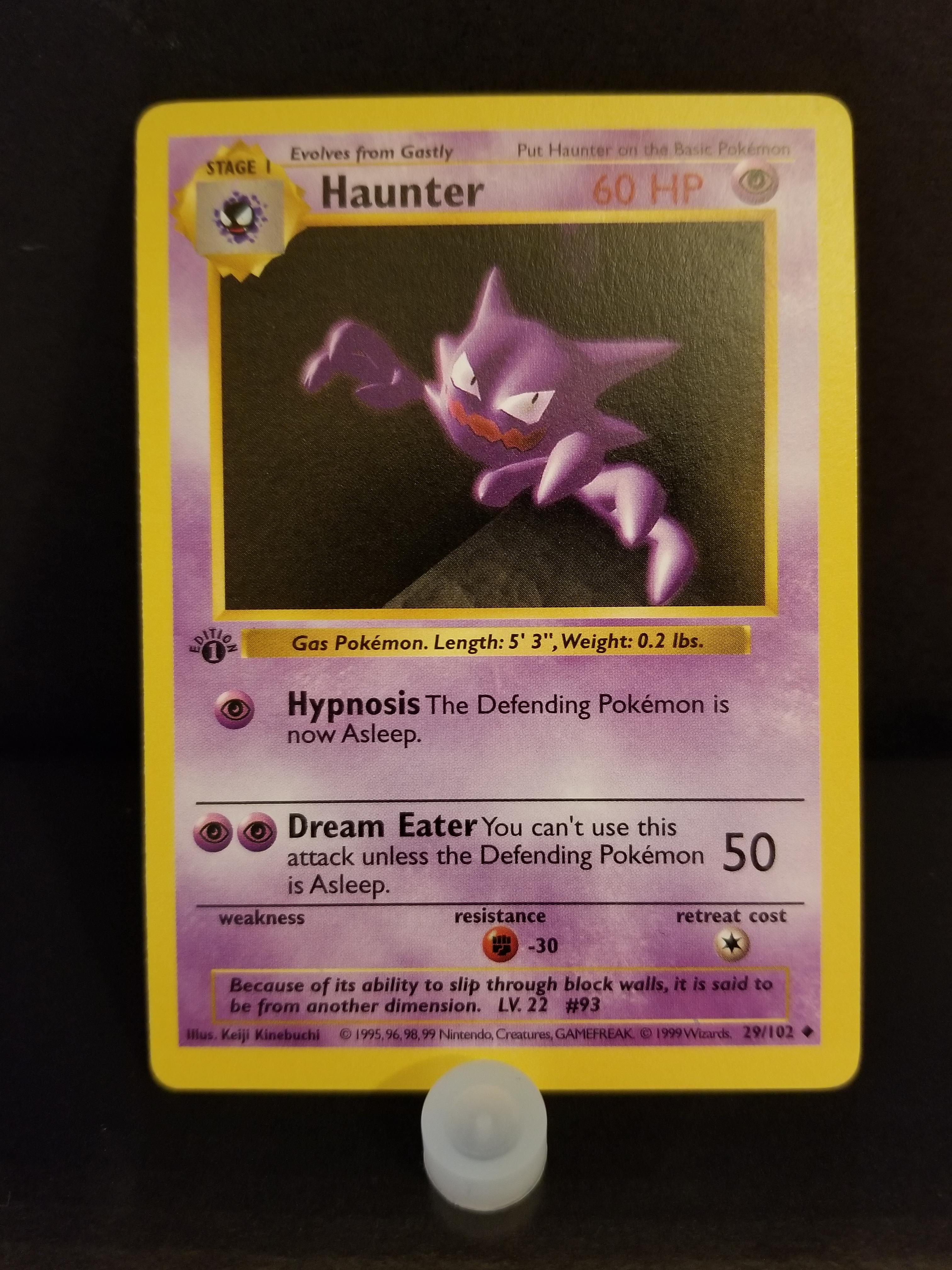 1st Edition Shadowless Gastly and Haunter. Worth sending to a