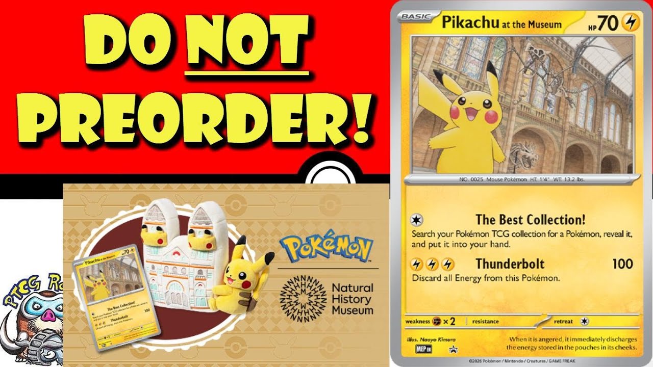 Do NOT PreOrder Pikachu at the Museum! It's Going to be MUCH More