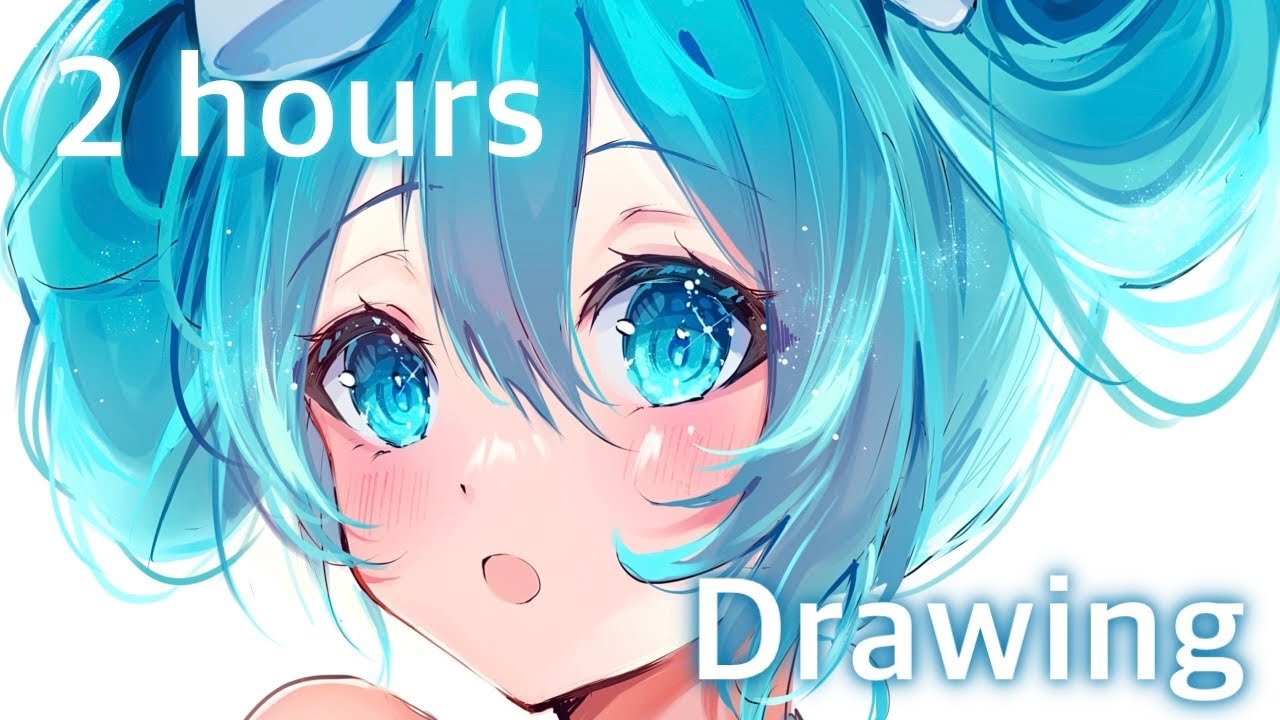 2 hours drawing #1】シナモンミクを描いてみた【Procreate/プロ