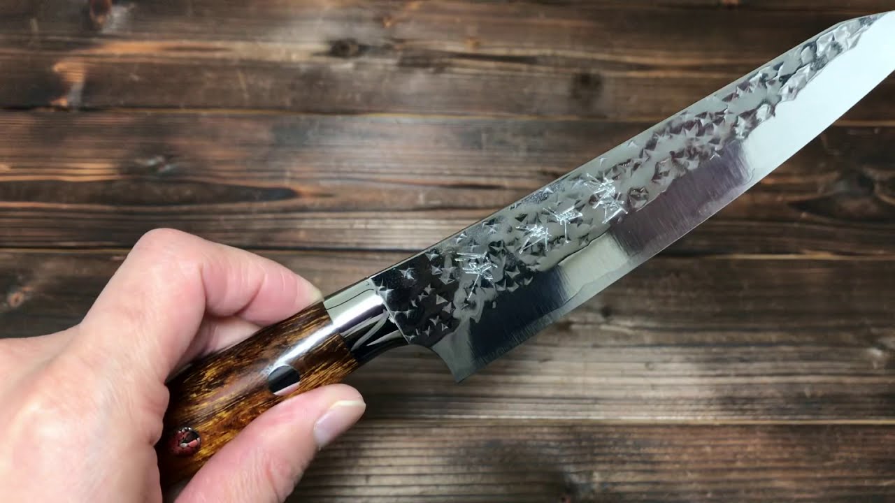 黒﨑優 包丁 牛刀 筋引き 黒﨑優 雷神筋引き 240mm コバルトスペシャル