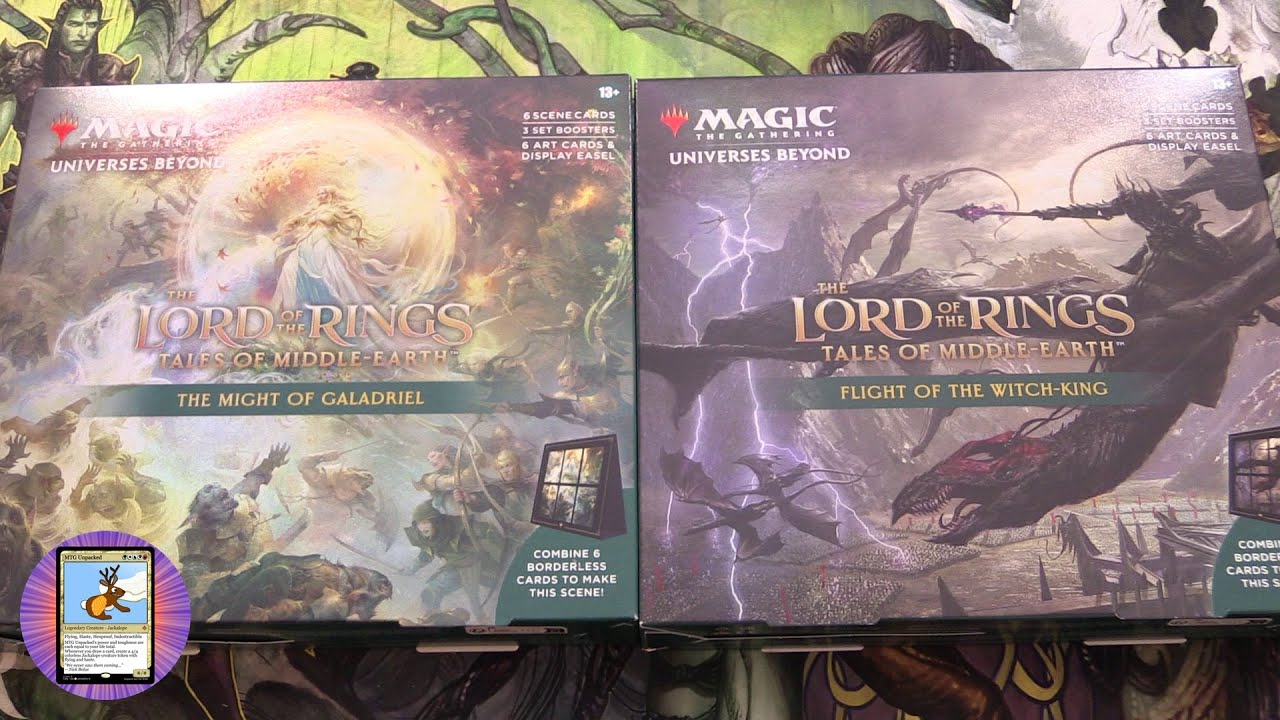 MTG Lord of the Rings Scene Boxes Opening! (2/2) - YouTube