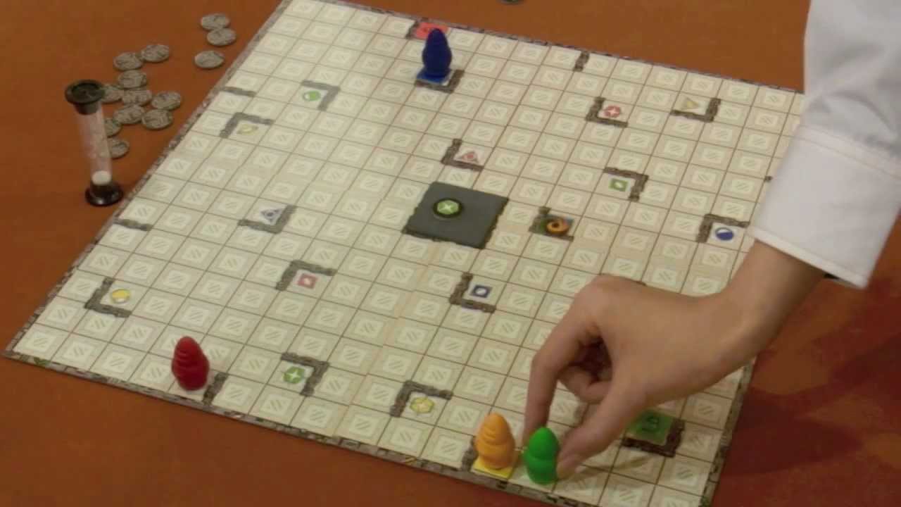 ハイパーロボット / Ricochet Robots (ボードゲーム) - YouTube