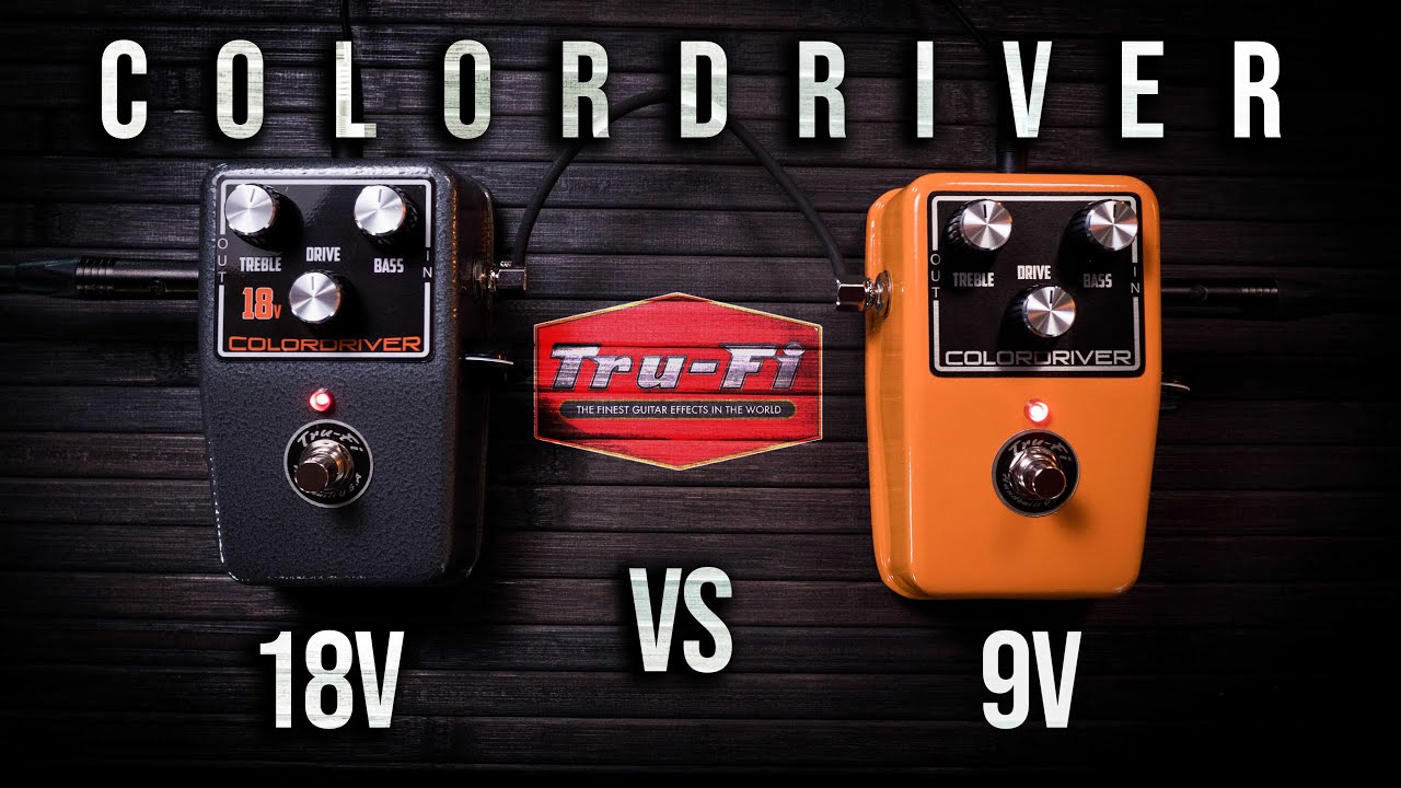 Tru-Fi Colordriver 18 Volt Guitar Pedal like the original