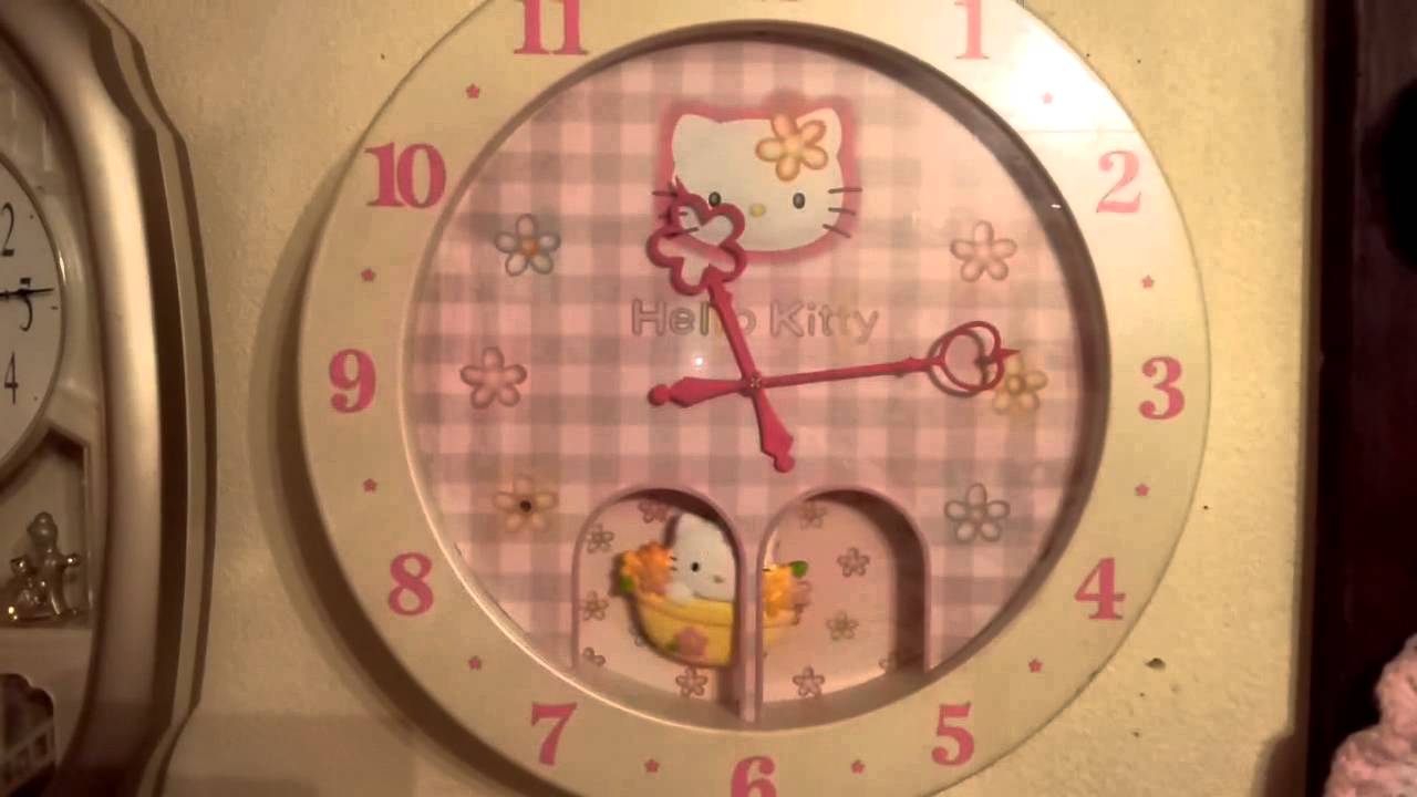CITIZEN ハローキティ M756全曲＋ からくり時計 - YouTube