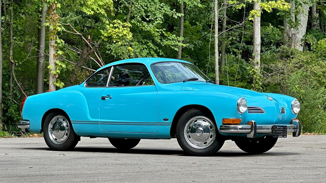 1973 VW Karmann Ghia 4 Speed Coupe SOLD AT CHICAGO CAR CLUB - YouTube