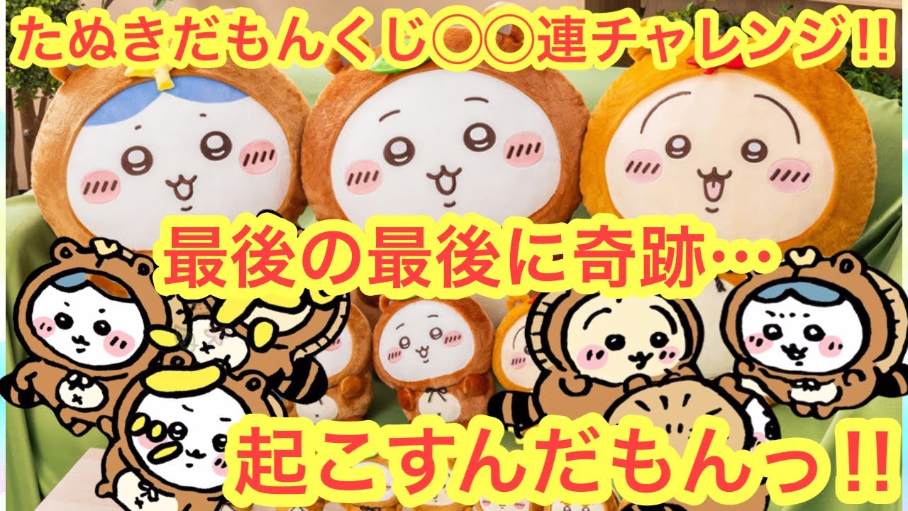 Chiikawa] Chiikawa Watanuki Lottery!! First day super fast 20