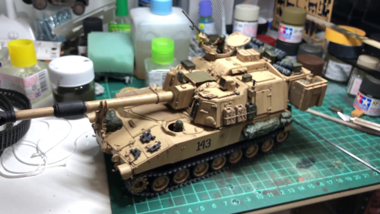 タミヤ・イタレリ 1/35 アメリカ自走砲 M109A6パラディン イラク戦争