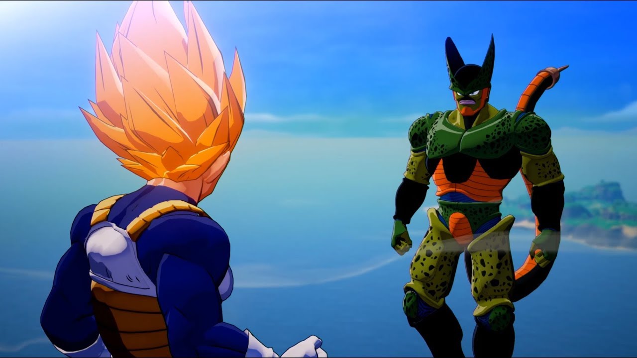 セルの弱さにガッガリして完全体になるのを許してしまうベジータ