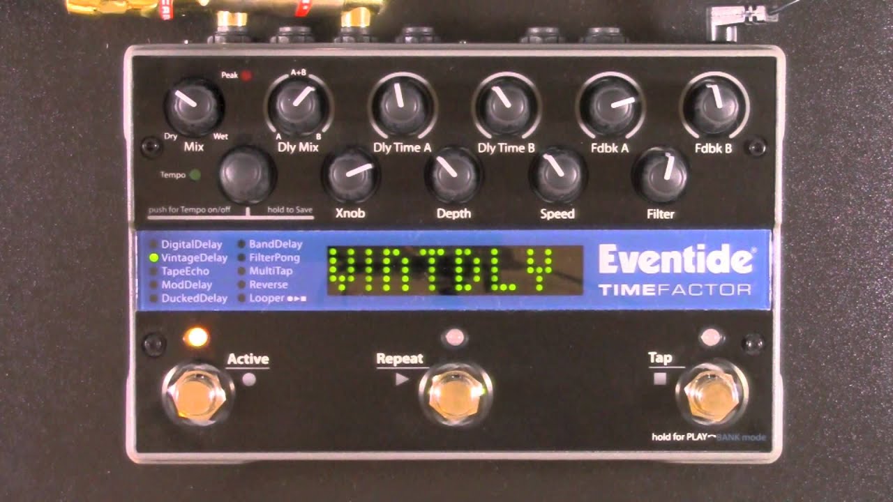 Eventide TimeFactor Twin Delay Review - BestGuitarEffects.com