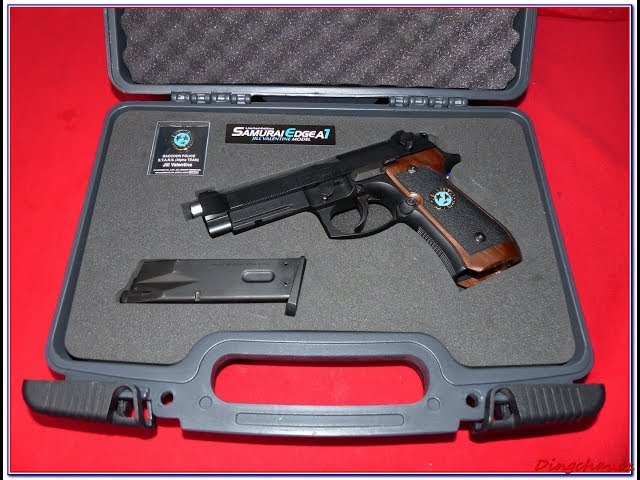 Airsoft - Tokyo Marui Samurai Edge A1 Jill Valentine shooting