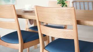 各地の名工房 Hamamoto kogei 浜本工芸 No.2900 ダイニングチェア 肘無