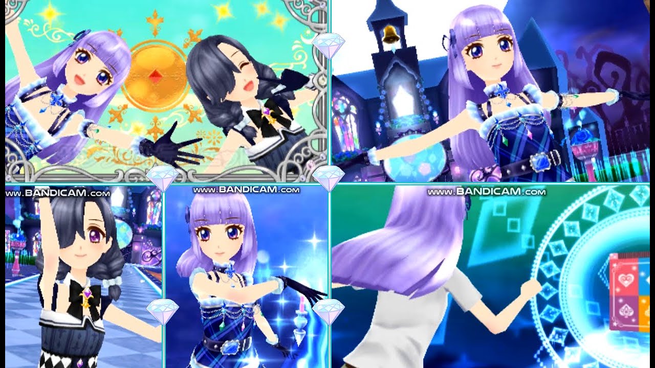 3DSアイカツ！氷上スミレ&幽木れいかで永遠の灯(サファイア