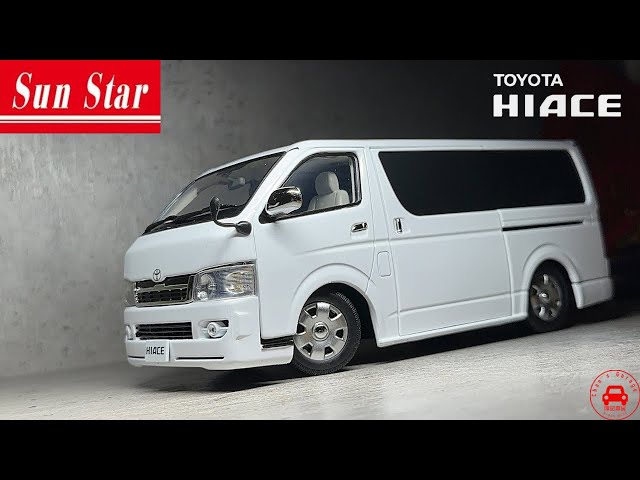 DISM SunStar 1/24 Toyota Hiace Van H200系Super GL - YouTube