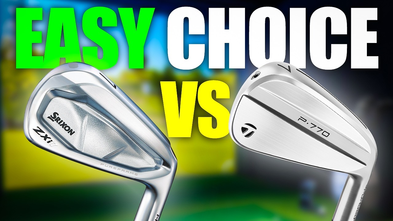 ONE IS MORE ACCURATE!! TaylorMade P770 Vs Srixon ZXI7 - YouTube