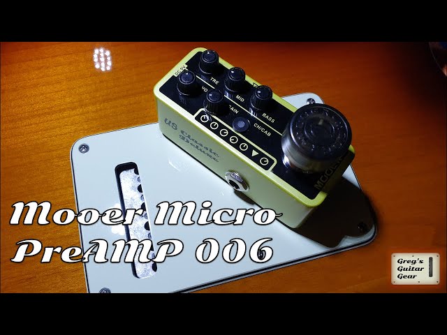 Mooer Micro PreAMP 006 - Greg's Guitar Gear - YouTube