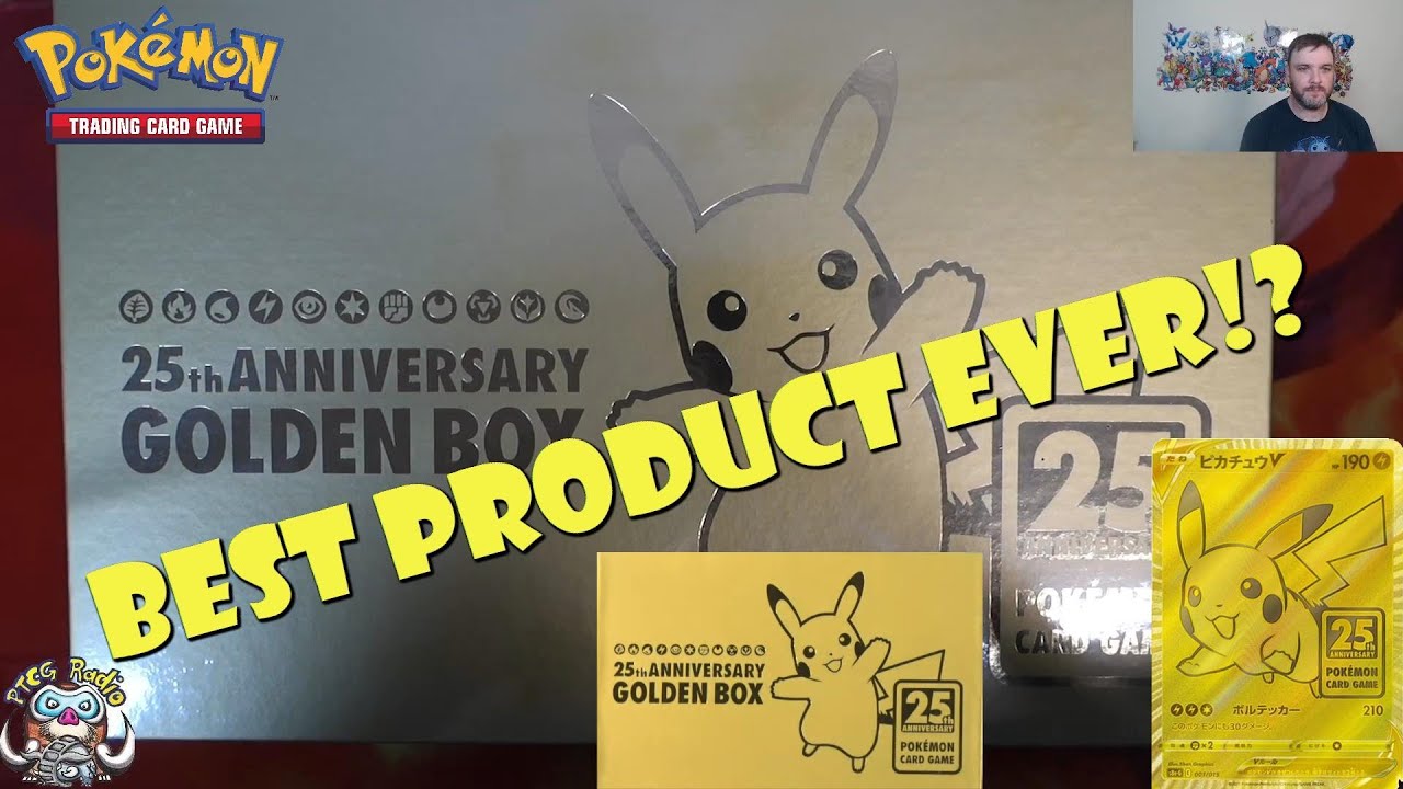 25th Anniversary Gold Box Might be the BEST Pokémon TCG Product