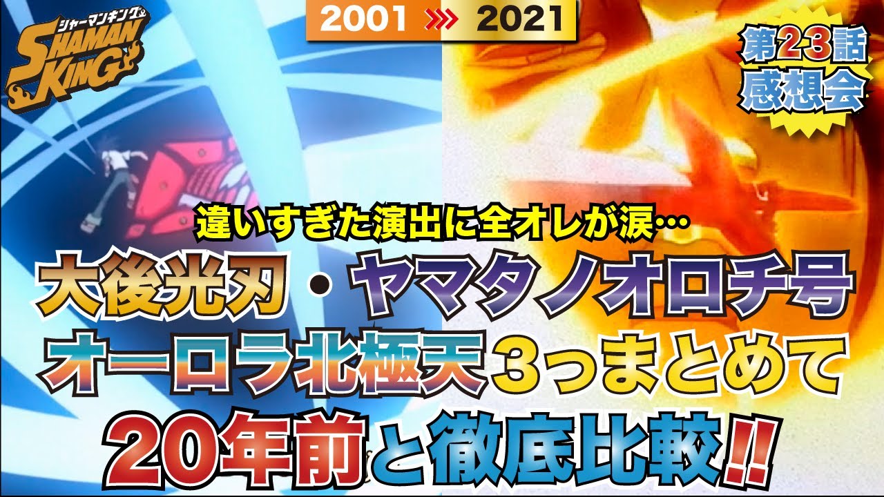 シャーマンキング】23話ヤマタノオロチ号登場!!大後光刃やオーロラ北極