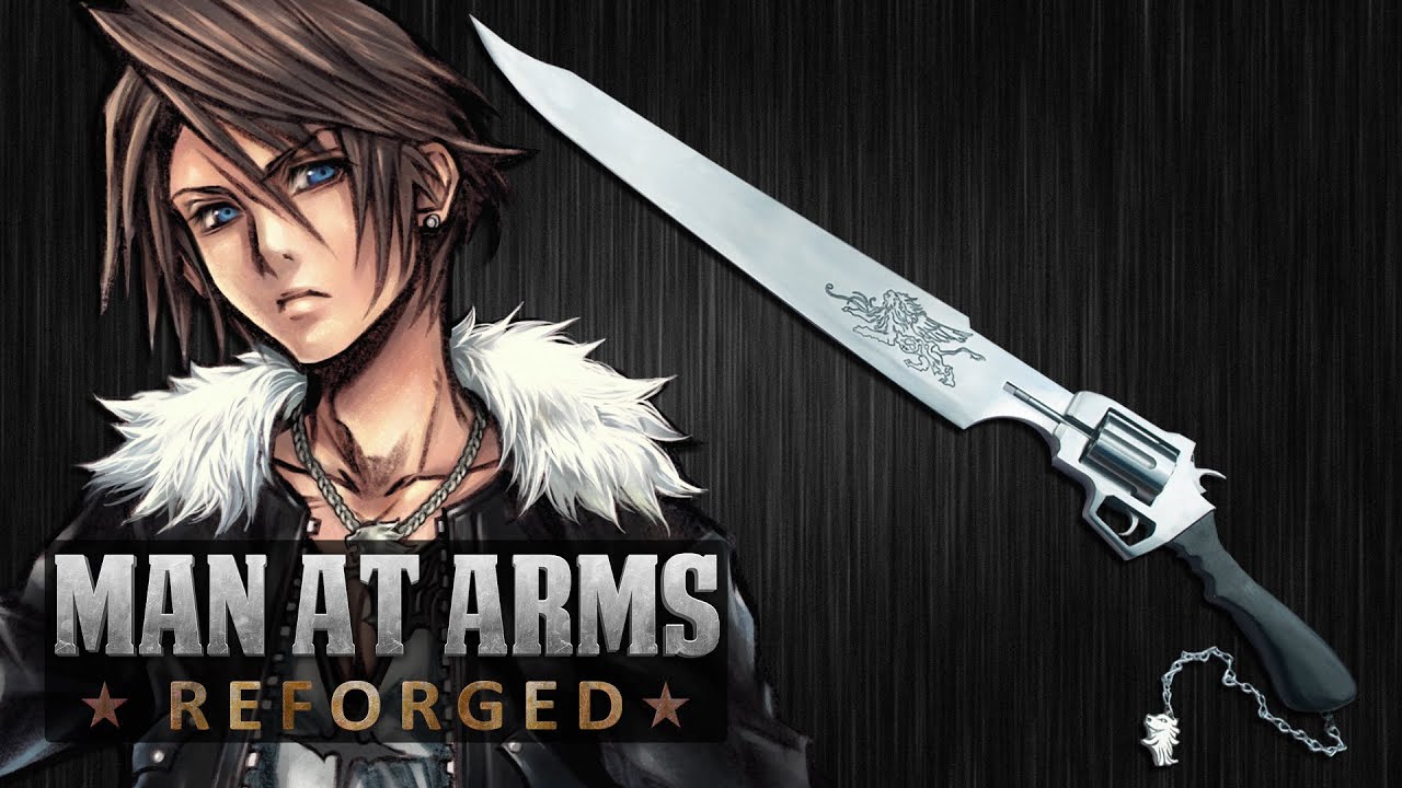 ファイナルファンタジーVIII」のスコール用ガンブレードを再現する“Man