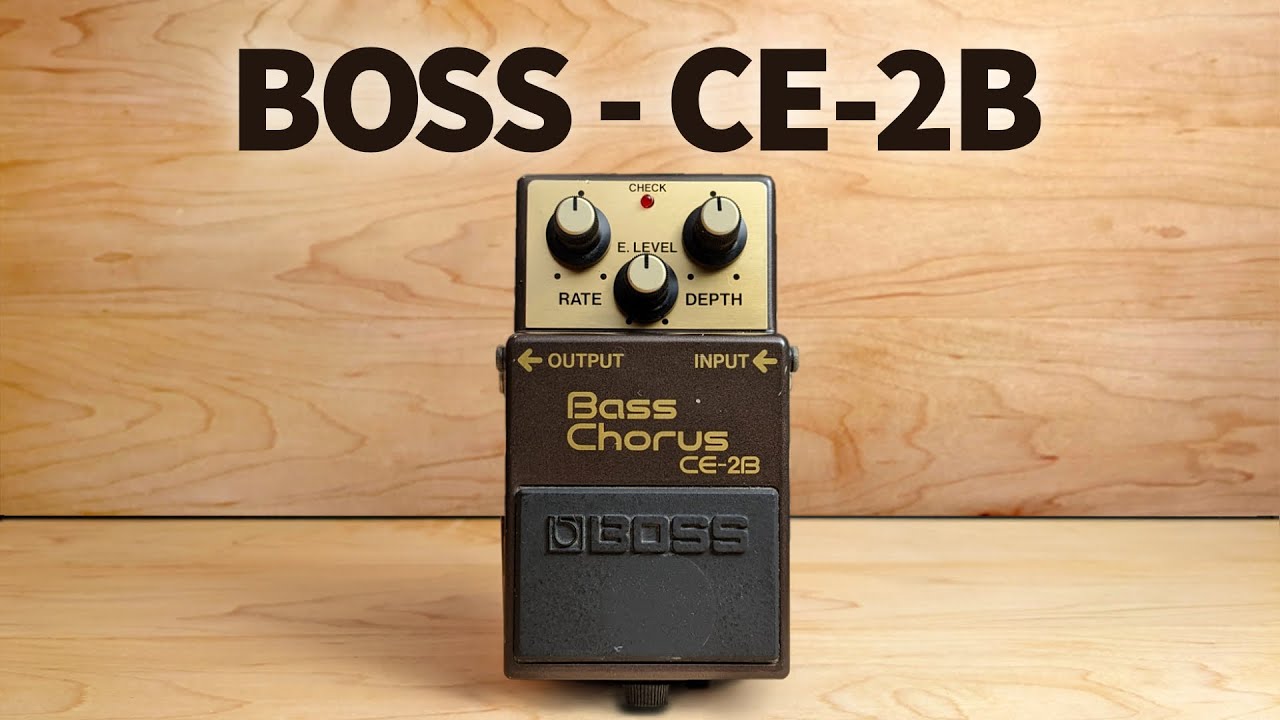 BOSS - CE-2B Bass Chorus (MIJ) - YouTube