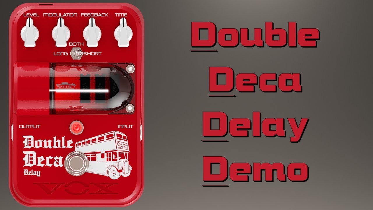 Vox Double Deca Delay - Demo - YouTube