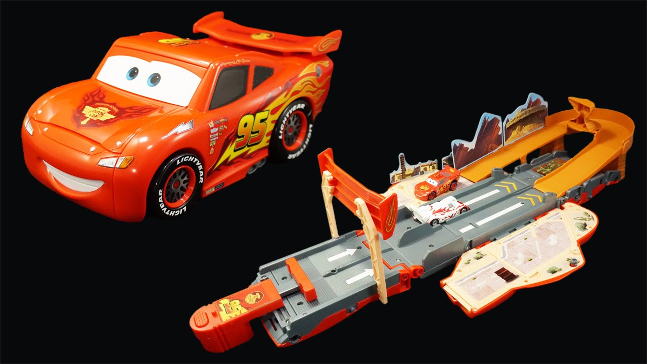 トミカ カーズ ドリフトコースに変身!マックィーン Tomica Cars drift