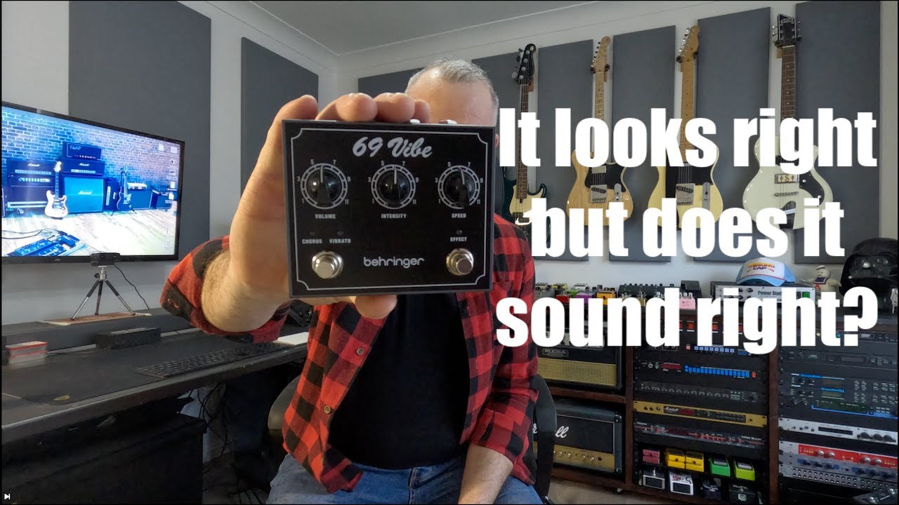Behringer 69 Vibe demo. Authentic Univibe on a budget? - YouTube