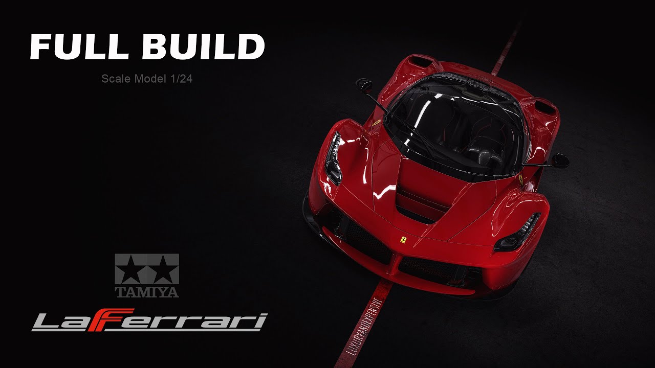 Ferrari LaFerrari | Tamiya | 1/24 | Scale Model Building | ASMR